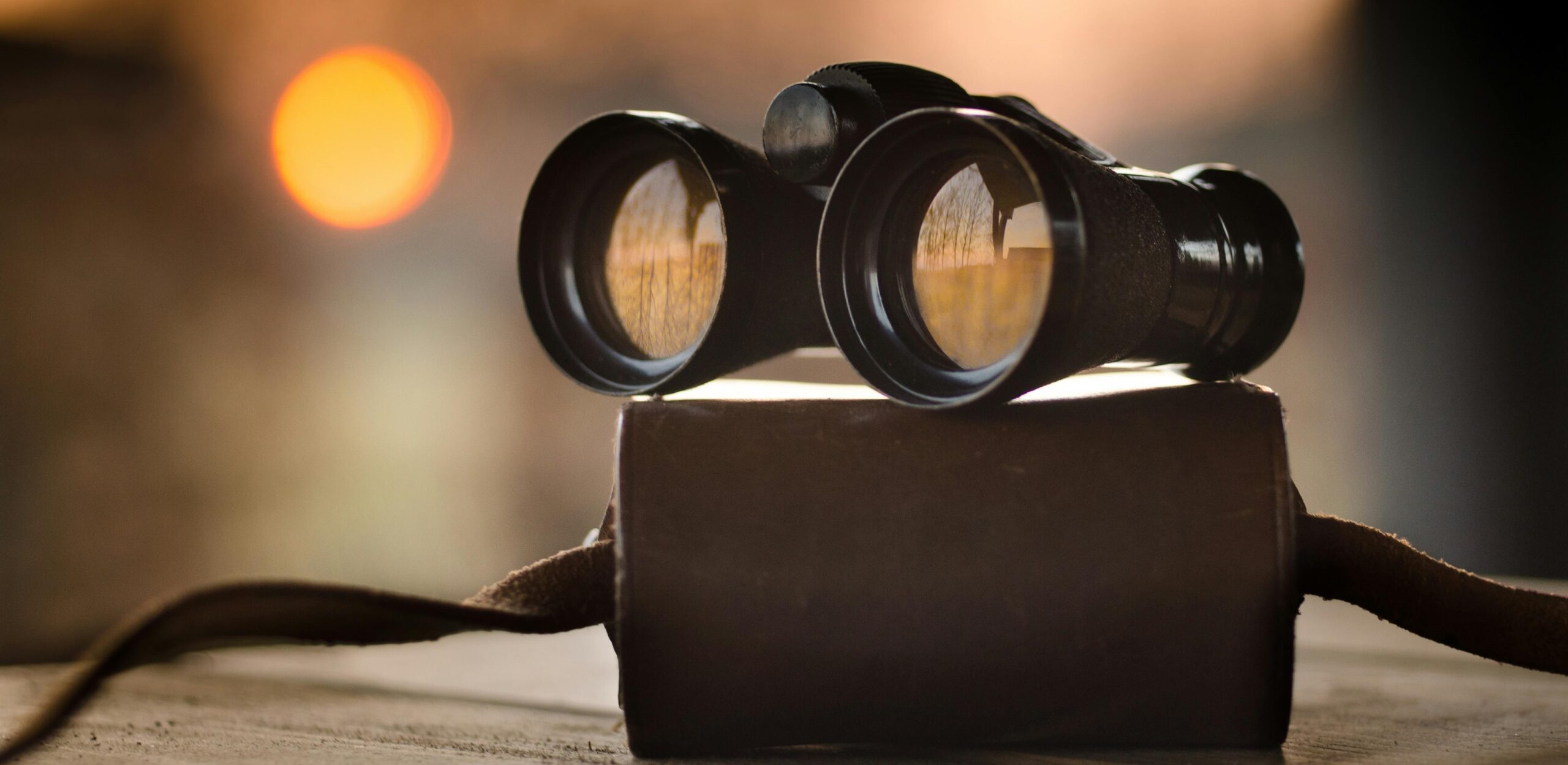 Pair of binoculars representing search on a SharePoint intranet